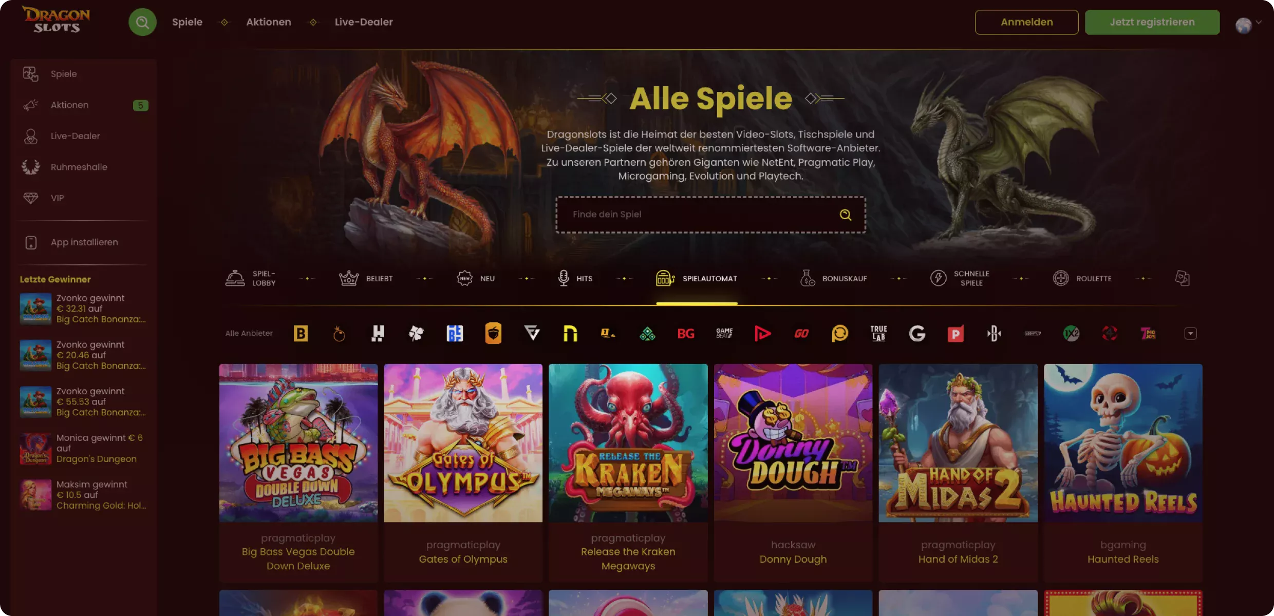 Dragon Slots Online
